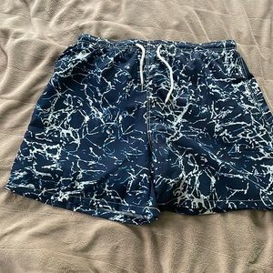 Men’s blue swim trunks size Lg.
